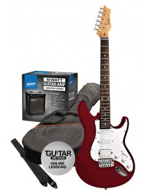 PACK DE GUITARRA ELECTRICA ASHTON TIPO STRATO